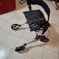 Carrellino per deambulazione in alluminio nuovo 