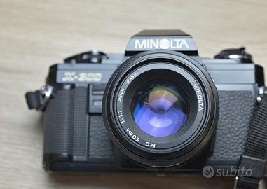Minolta x300 con obiettivo 50mm  1.7