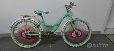 Bici bambina – Ruote 20″ – Verde/Turchese – Usata