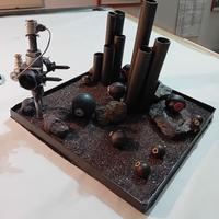 Scultura in ferro - Gli occhi di Nettuno