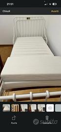 Letto Millen Ikea completo di materasso e rete