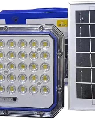 FARO LED DA ESTERNO DA 500W CON PANNELLO SOLARE