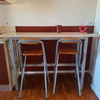 tavolo bancone travertino 