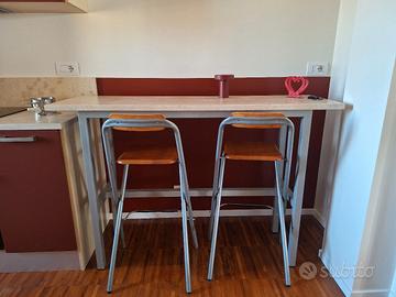 tavolo bancone travertino 