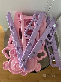 Letto bambole plastica montabile