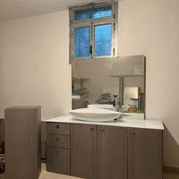 Mobile Bagno sospeso con specchio e led