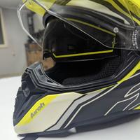 AIROH CASCO COMMANDER DUO GIALLO OPACO L