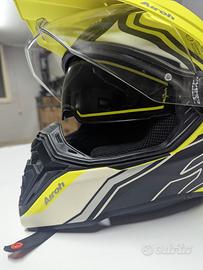 AIROH CASCO COMMANDER DUO GIALLO OPACO L