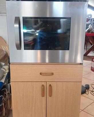 Forno ad incastro con mobiletto 