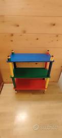 Mobiletto porta giochi/scaffale  cameretta bambini