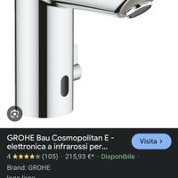 grohe rubinetto infrarossi