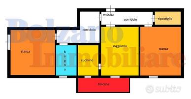Appartamento di 117 m² con 4 locali e box auto a B
