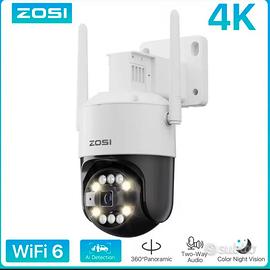 2 pezzi! DUE telecamere  WIFI videosorveglianza 4k