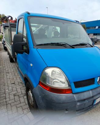 Renault Master gru Fassi F28B ,cassone fisso