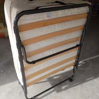 Letto singolo brandina pieghevole completo