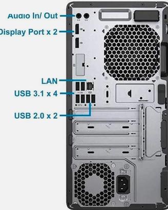 PC desktop HP ProDesk 600 G3 MT, pronto all’uso, o