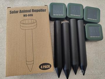 Set 4 Dissuasori Solari Multiuso – Ultrasuoni 