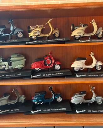 Collezione completa vespa scala 1:18
