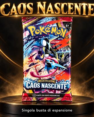 Pokèmon Caos Nascente -Busta singola ITA sigillata