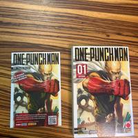 Manga ONE PUNCHMAN 1 prima edizione + depliant