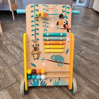 Carrello/Triciclo Primi Passi Multi-attività Tropi