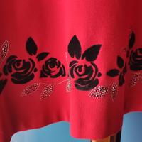 Vestito rosso e nero tg. 42