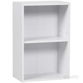 Libreria Bassa in Legno, Mobiletto Multiuso Design