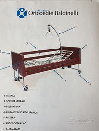 LETTO ORTOPEDICO ELETTRICO TAMI