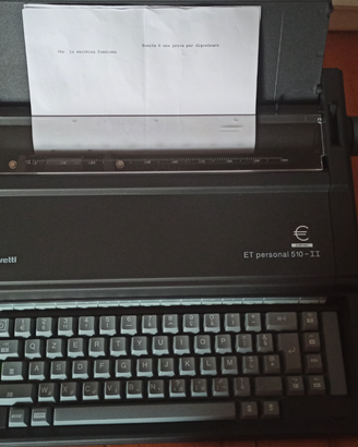 Macchina per scrivere Olivetti ET personal 510-II