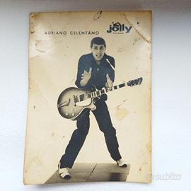 Adriano Celentano, cartolina con autografo
