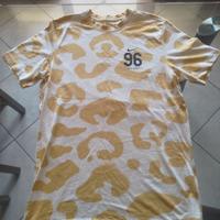 T-Shirt Nike - Camo bianco/giallo