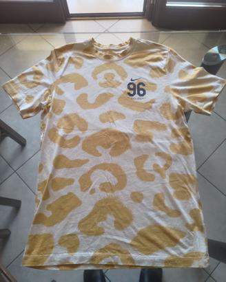 T-Shirt Nike - Camo bianco/giallo