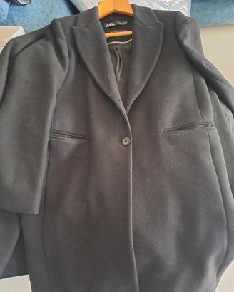 Cappotto nero L zara