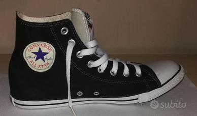 Converse Slim All Star Alte Nero Nuova 42 8.5
