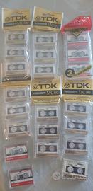 21 microcassette TDK e SONY 