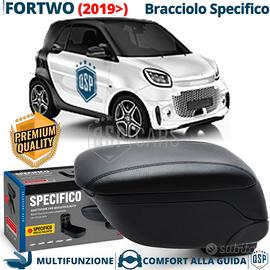 Bracciolo SPECIFICO Per Smart Fortwo W453 Nero