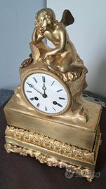 orologio parigina in bronzo dorato