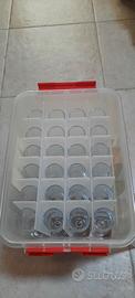 scatola plastica con 24 bicchieri 