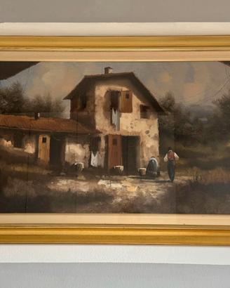 Olio su tela Guido Borrelli