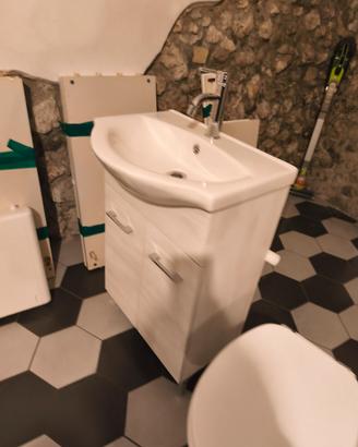lavandino nuovo con mobile 