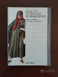 UN BALLO IN MASCHERA (G.VERDI) - ED. RICORDI