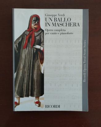 UN BALLO IN MASCHERA (G.VERDI) - ED. RICORDI
