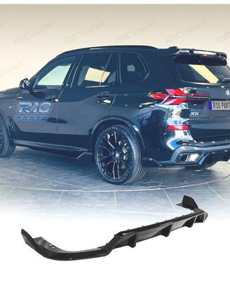 DIFUSORE BMW X5 G05 LCI 23- LOOK BLACK KNIGHT NERO