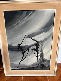Opera pittore surrealista Vicari