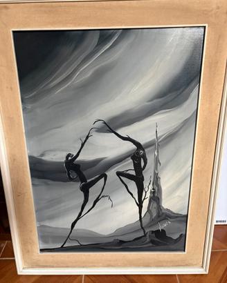 Opera pittore surrealista Vicari