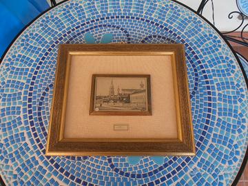 Guerrini pietro - lastra argento serigrafata/ oper