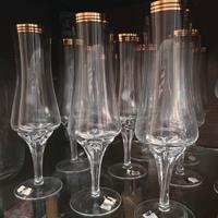 Set bicchieri 64 pezzi in cristallo di bohemia