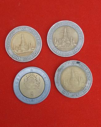 9 monete Thailandia /collezione/numismatica