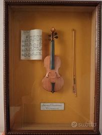 Quadro con violino Stradivarius