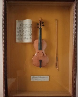 Quadro con violino Stradivarius